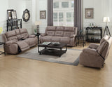 Aria Desert Sand 3-Piece Dual Power Reclining Living Room Set from Steve Silver - Luna Furniture