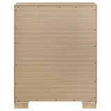 Arielle Light Oak 4-Drawer Bedroom Chest of Drawers from Coaster - Luna Furniture