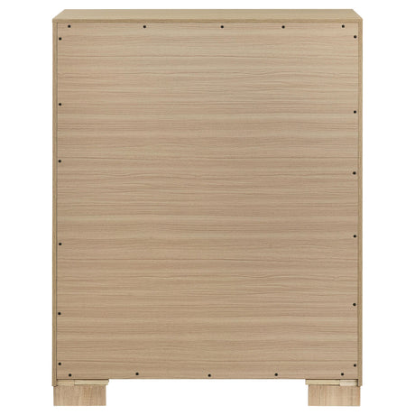 Arielle Light Oak 4-Drawer Bedroom Chest of Drawers from Coaster - Luna Furniture