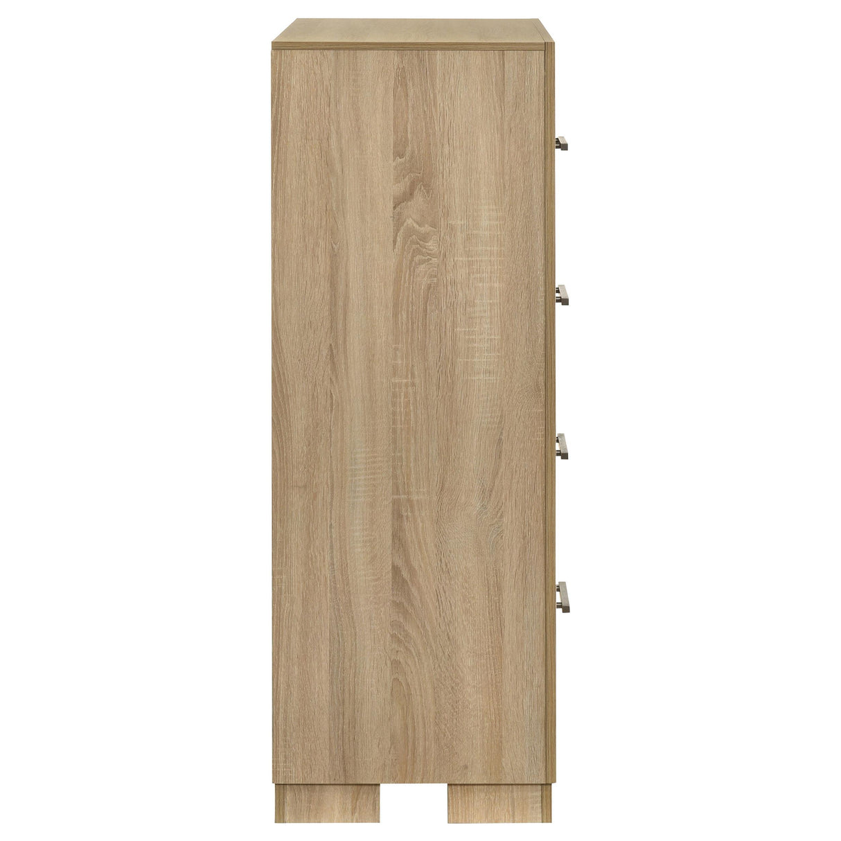 Arielle Light Oak 4-Drawer Bedroom Chest of Drawers from Coaster - Luna Furniture