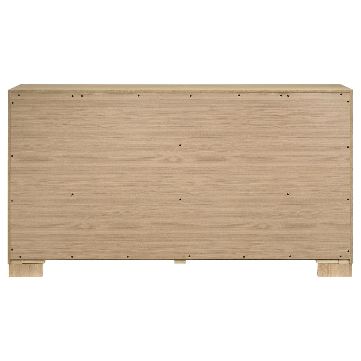 Arielle Light Oak 6-Drawer Bedroom Dresser Cabinet from Coaster - Luna Furniture