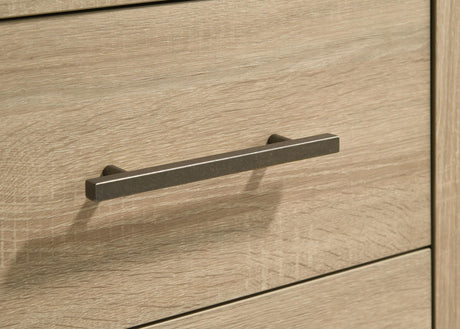 Arielle Light Oak 6-Drawer Bedroom Dresser Cabinet from Coaster - Luna Furniture