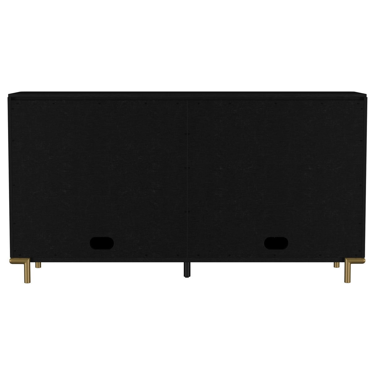 Arini Black 2-Drawer Cane Door Dining Sideboard Server from Coaster - Luna Furniture