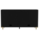 Arini Black 2-Drawer Cane Door Dining Sideboard Server from Coaster - Luna Furniture