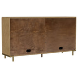 Arini Sand Wash 2-Drawer Cane Door Dining Sideboard Server from Coaster - Luna Furniture