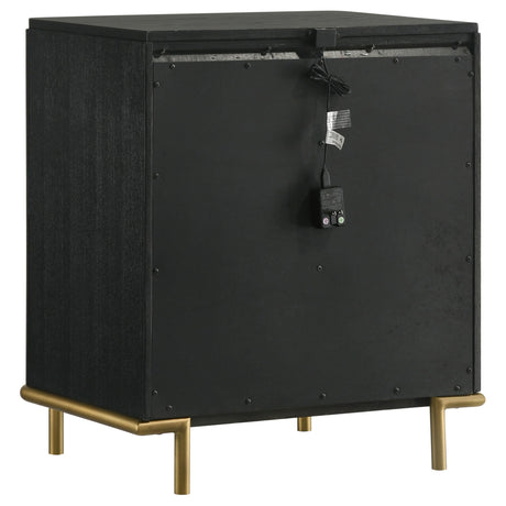 Arini Cream and Black 4-piece California King Bedroom Set from Coaster - Luna Furniture