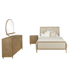 Arini 4-piece Eastern King Bedroom Set Cream and Sand Wash from Coaster - Luna Furniture