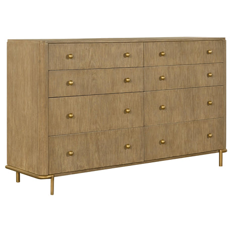 Arini Cream/Sand Wash 4-piece Eastern King Bedroom Set from Coaster - Luna Furniture