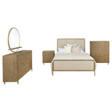 Arini 5-piece Eastern King Bedroom Set Cream and Sand Wash from Coaster - Luna Furniture