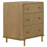 Arini 5-piece Eastern King Bedroom Set Cream and Sand Wash from Coaster - Luna Furniture