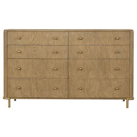 Arini Cream/Sand Wash 5-piece Eastern King Bedroom Set from Coaster - Luna Furniture