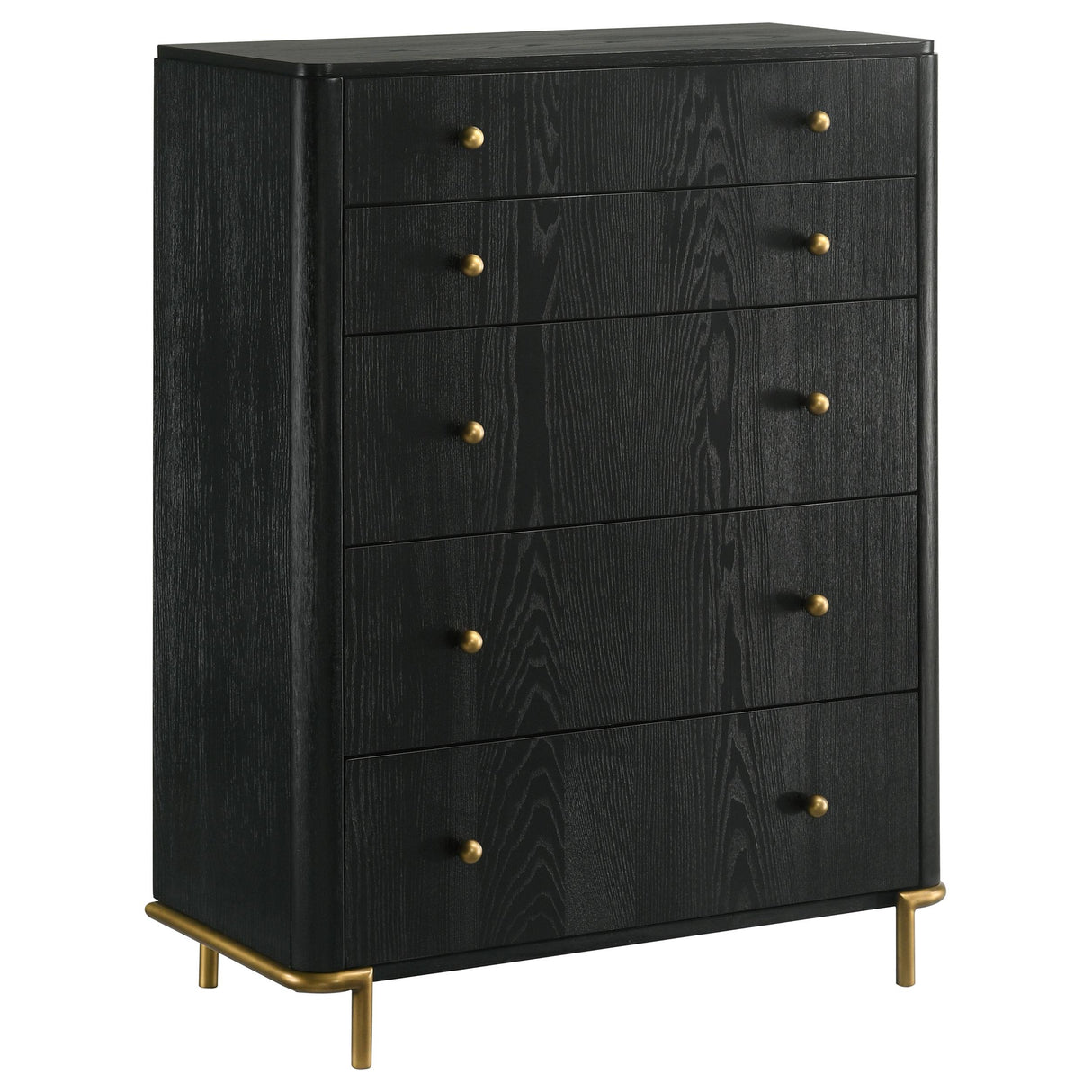 Arini 5-piece Queen Bedroom Set Cream and Black from Coaster - Luna Furniture