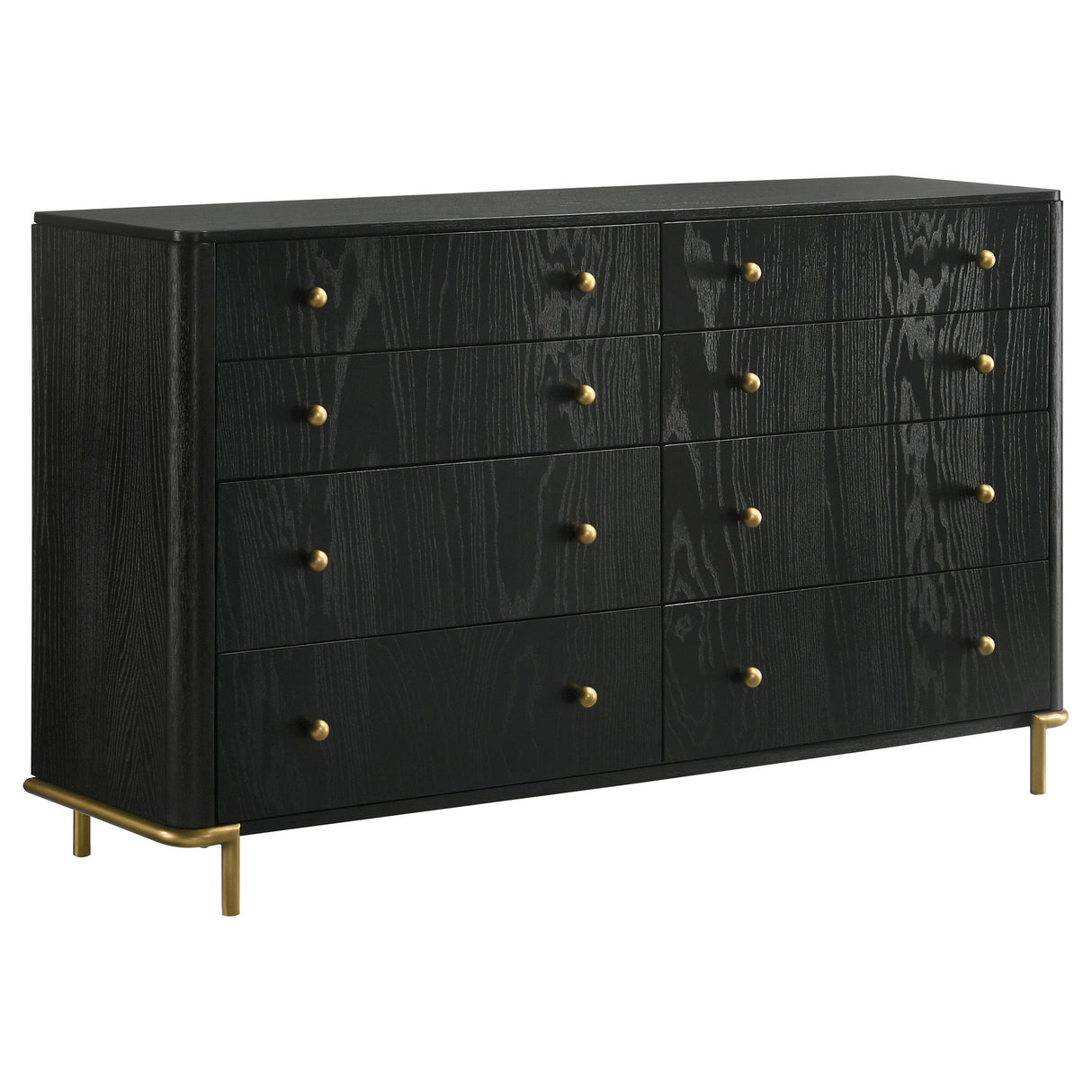 Arini 5-piece Queen Bedroom Set Cream and Black from Coaster - Luna Furniture