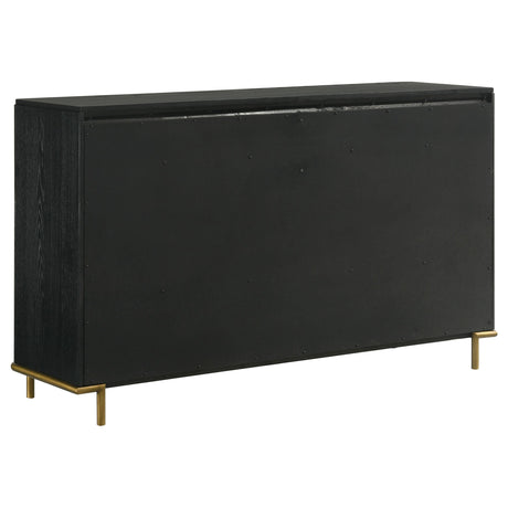 Arini Cream and Black 5-piece Queen Bedroom Set from Coaster - Luna Furniture
