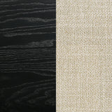 Arini Cream and Black Eastern King Panel Bed from Coaster - Luna Furniture