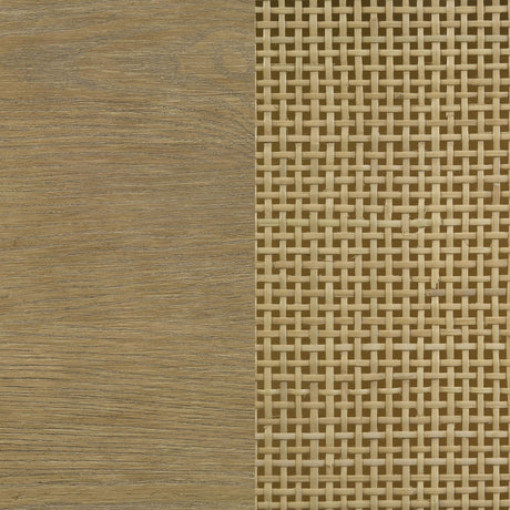 Arini Sand Wash Cane Weave Full Length Standing Floor Mirror from Coaster - Luna Furniture