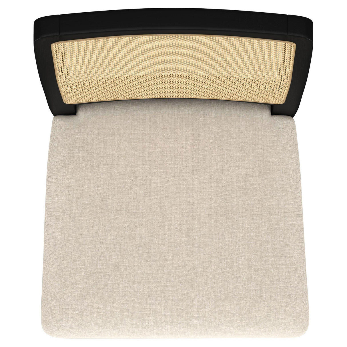 Arini Black Rattan Cane Dining Side Chair, Set of 2 from Coaster - Luna Furniture