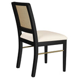 Arini Black Rattan Cane Dining Side Chair, Set of 2 from Coaster - Luna Furniture