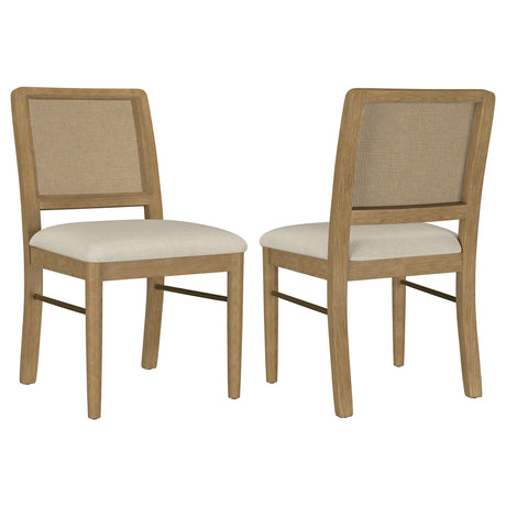 Arini Sand Wash Rattan Cane Dining Side Chair, Set of 2 from Coaster - Luna Furniture