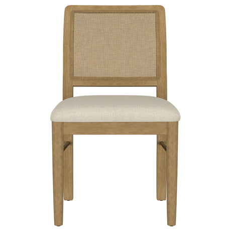 Arini Sand Wash Rattan Cane Dining Side Chair, Set of 2 from Coaster - Luna Furniture