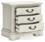 Arlendyne Antique White Dresser, Mirror, Chest and Nightstand from Ashley - Luna Furniture