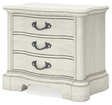 Arlendyne Antique White Dresser, Mirror, Chest and Nightstand from Ashley - Luna Furniture