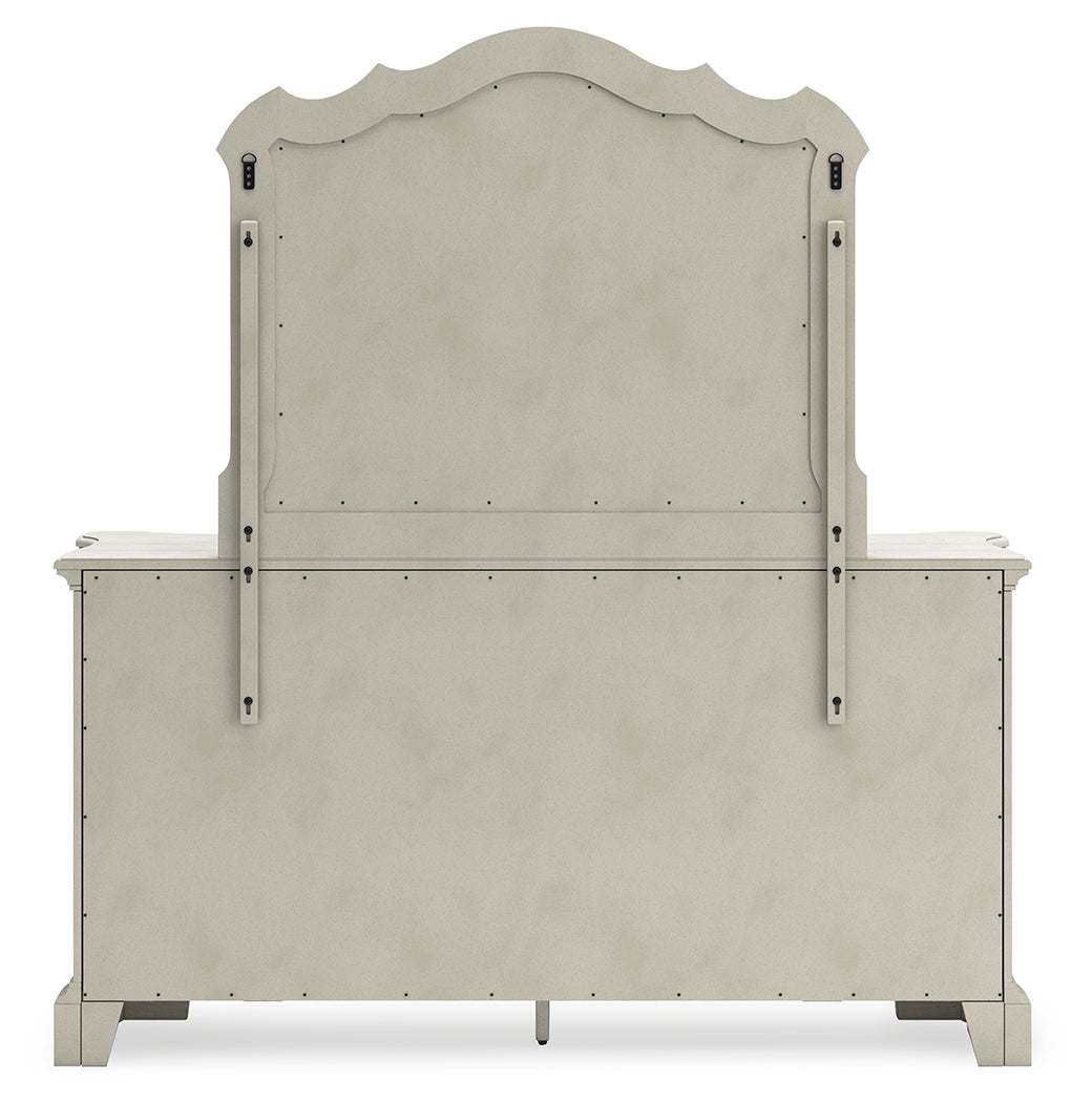 Arlendyne Antique White Dresser, Mirror, Chest and Nightstand from Ashley - Luna Furniture