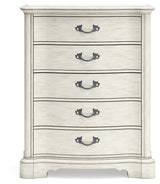 Arlendyne Antique White Dresser, Mirror, Chest and Nightstand from Ashley - Luna Furniture
