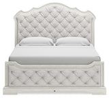 Arlendyne King Panel Bed and 2 Nightstands from Ashley - Luna Furniture