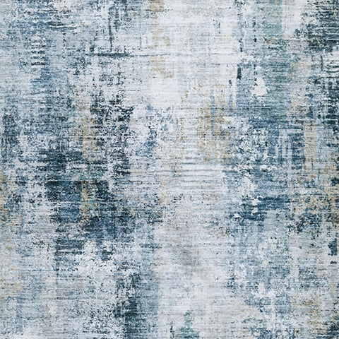 Arlenmont Blue/White/Brown Medium Rug from Ashley - Luna Furniture