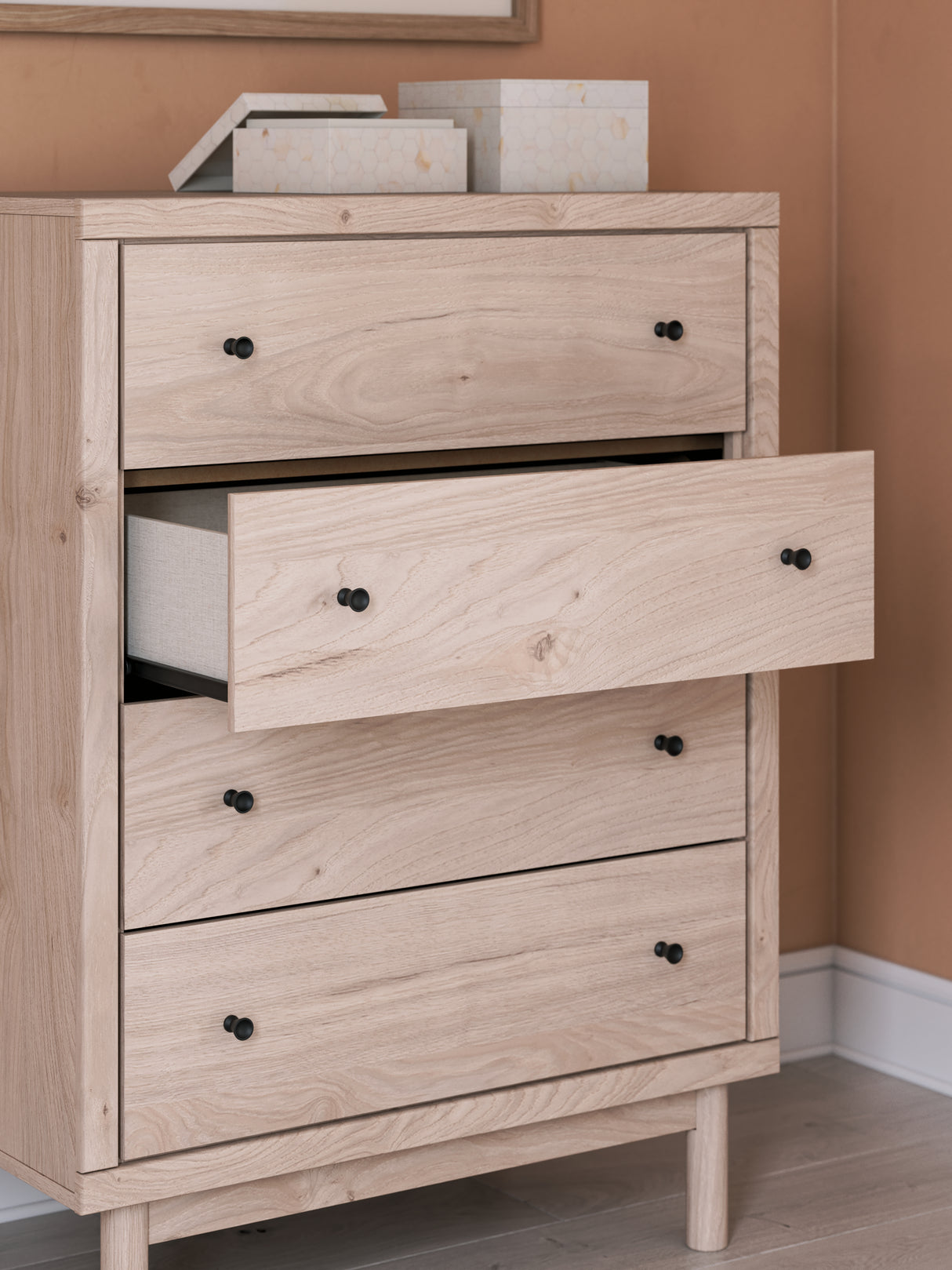 Arloster Tan Chest of Drawers from Ashley - Luna Furniture