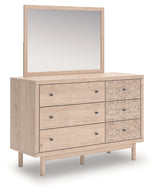 Arloster Tan Dresser and Mirror from Ashley - Luna Furniture