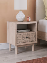 Arloster Tan Nightstand from Ashley - Luna Furniture