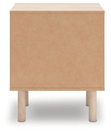 Arloster Tan Nightstand from Ashley - Luna Furniture