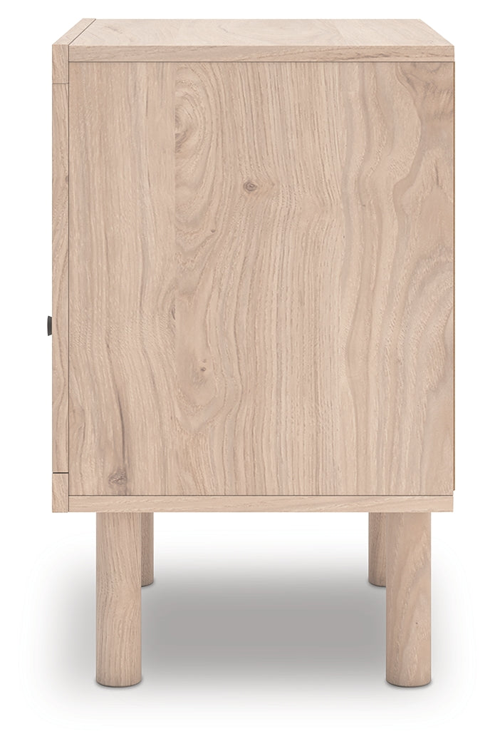 Arloster Tan Nightstand from Ashley - Luna Furniture