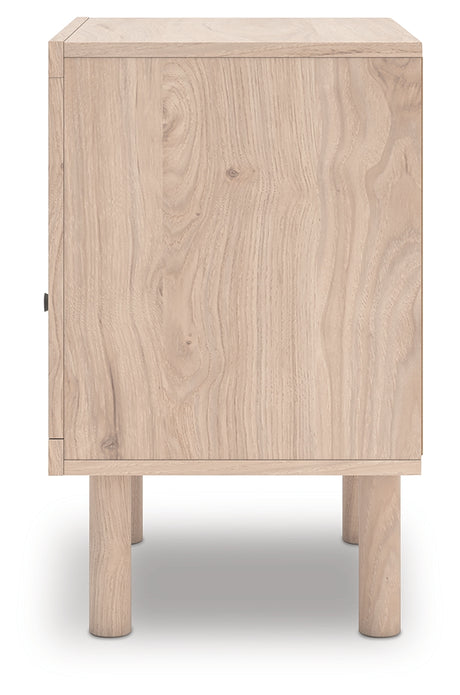 Arloster Tan Nightstand from Ashley - Luna Furniture