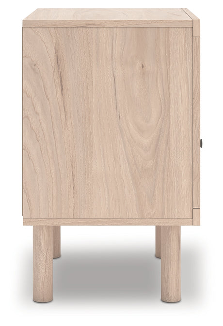 Arloster Tan Nightstand from Ashley - Luna Furniture