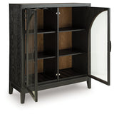 Armenleigh Black/Brown Accent Cabinet from Ashley - Luna Furniture