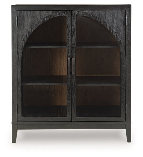 Armenleigh Black/Brown Accent Cabinet from Ashley Furniture - Luna Furniture