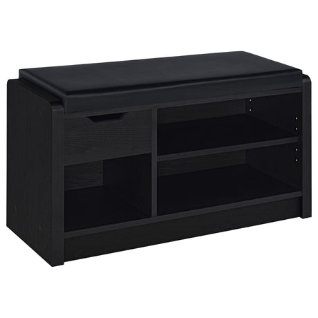 Arrington Storage Bench Black from Coaster - Luna Furniture
