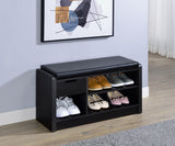 Arrington Black Storage Bench from Coaster - Luna Furniture