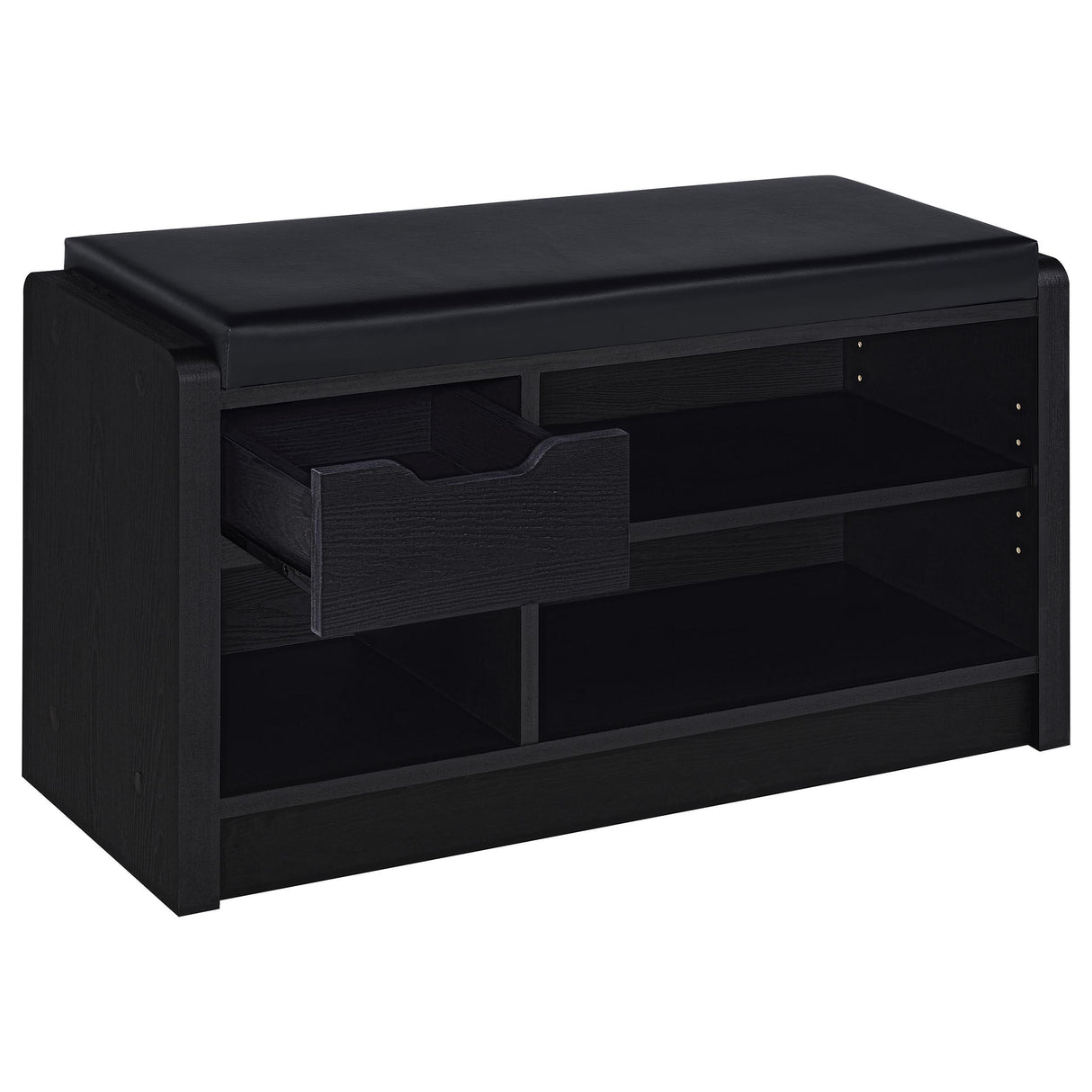 Arrington Black Storage Bench from Coaster - Luna Furniture