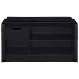 Arrington Black Storage Bench from Coaster - Luna Furniture