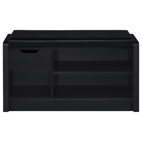 Arrington Storage Bench Black from Coaster - Luna Furniture