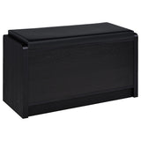Arrington Black Storage Bench from Coaster - Luna Furniture