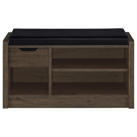 Arrington Storage Bench Smoked Oak from Coaster - Luna Furniture