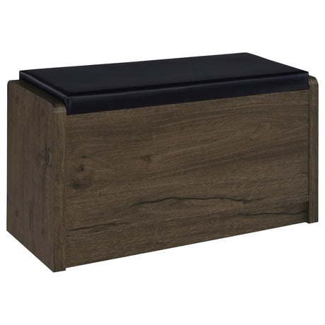 Arrington Storage Bench Smoked Oak from Coaster - Luna Furniture