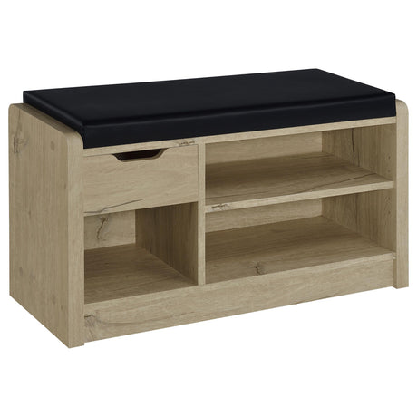 Arrington Storage Bench White Oak from Coaster - Luna Furniture