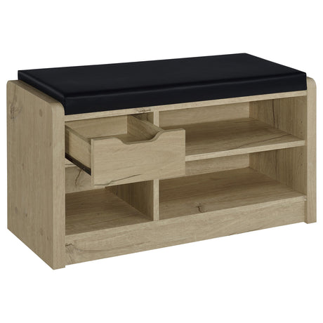 Arrington Storage Bench White Oak from Coaster - Luna Furniture