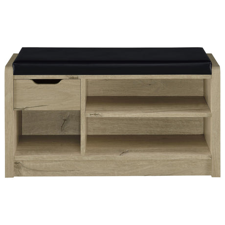 Arrington Storage Bench White Oak from Coaster - Luna Furniture